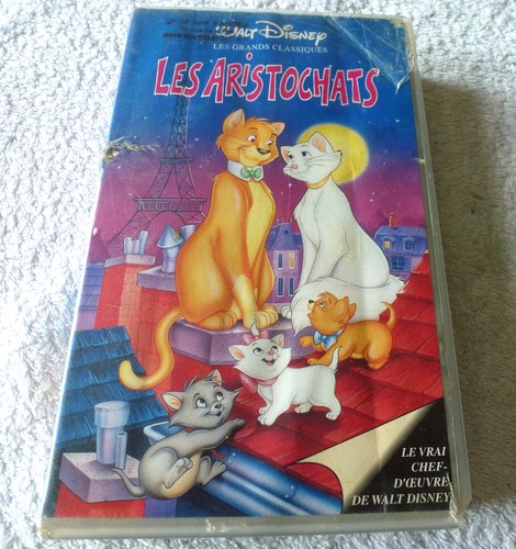Video vhs les aristochats - k7,