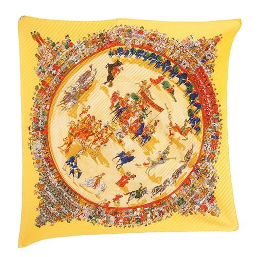Hermès foulard soie pliée - foulard, en