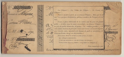 Carnets chèque de caran - carnets, chèque,