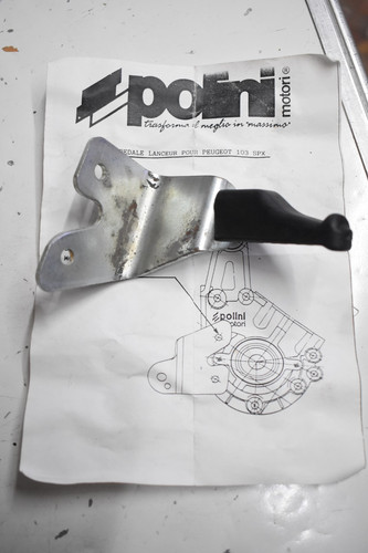 Pedale lanceur peugeot 103 - de,