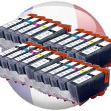 Cartouches d'encre compatibles pour imprimante Canon PIXMA MP 550 PGI520 CLI521