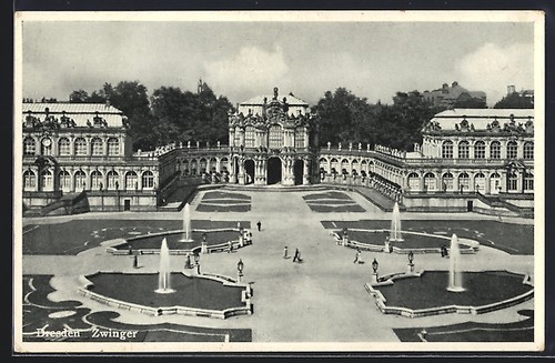 Carte postale dresde partie - dresde,,