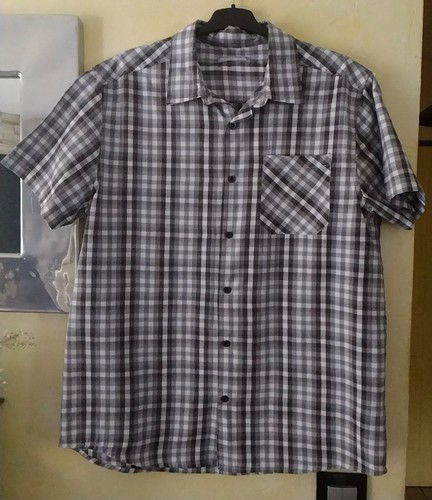Chemise gris carreaux taille - chemise,