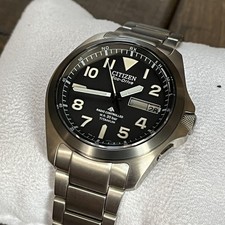 CITIZEN Promaster Land PMD56-2952 Solar Black Dial Titanium 40mm Watch