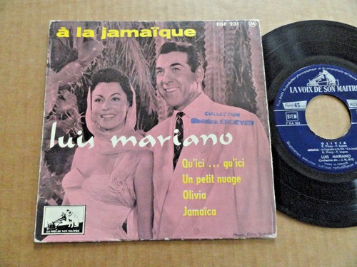 Disque 45t luis mariano - , "