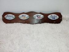 Ancien Porte-Clés Mural Bois