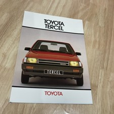 Toyota Tercel 1983 publicité prospectus catalogue automobile