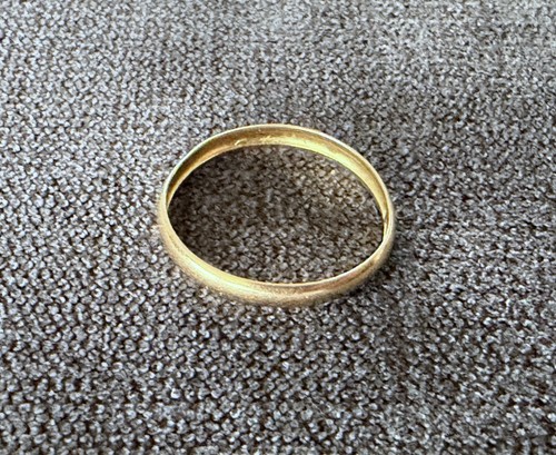Anneau jaune carats - or, 18