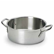 FASA Casserole Basse Alu-Inox 28Cm 10,3Lt. Trimetallo 132003028