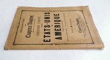 CARTES TARIDE - Grande Carte des ÉTATS-UNIS d'AMÉRIQUE - 1919