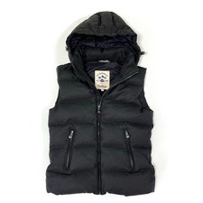 Pyrenex Sputnik Vest Drill Down Color Gray Size S Gray  Hooded from Japan
