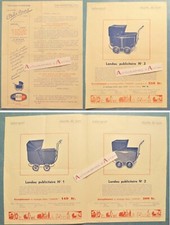 ● Baby sports - children's cars - old advertising mail - Landau Lyon