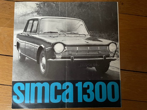 Simca 1300 catalogue - 1300,