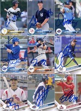 LOGAN WARMOTH SIGNED 2018 TOPPS PRO DEBUT ROOKIE CARD AUTO