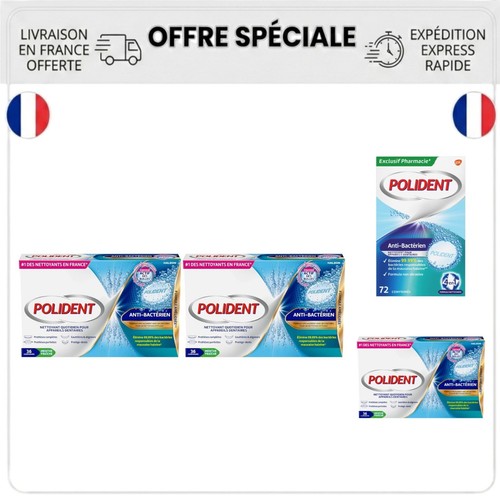 Polident nettoyant prothèses - polident,