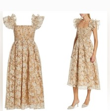 EN Saison Chaumont Smocked midi dress Xs