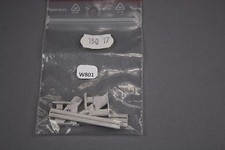 W801 Gecomodel Model Train 150 17 Public Bench Metal White 4.5*0.8cm 