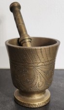 Ancien mortier en bronze 