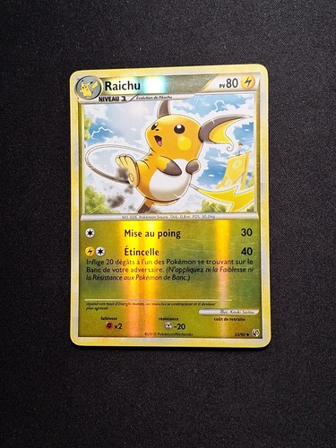 Reverse raichu hgss - reverse, 33/90