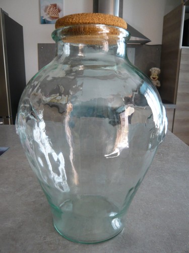 Ancien pot verre - ancien, en