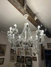 lustre ancien à pampilles