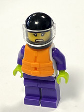 LEGO City Speedboat Raft Driver Female Ref cty1550 Set 60373