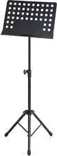 Pupitre Musique pour Partitions Orchestre Support Reglable Portable Tripode Noir