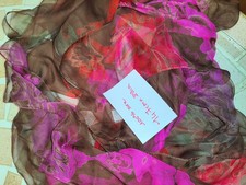 grande étole foulard à