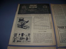 VINTAGE..COX MEDALLION .15  R/C ENGINE..2-VIEWS/DETAILS/SPECS..RARE! (17Q)