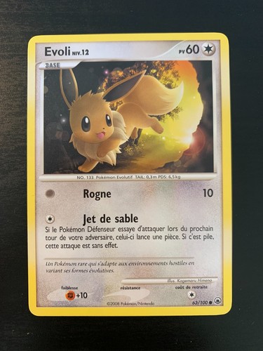 Carte pokémon commune evoli - pokémon,