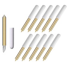 Lot de 10 lames de coupe pour Cricut Maker, lame de rechange à pointe fine de...