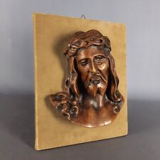 Cadre En Relief En Bois Christ