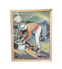 Huile sur toile O. Stéphane