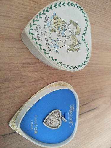 Medaille dans coffret amoureux - medaille,