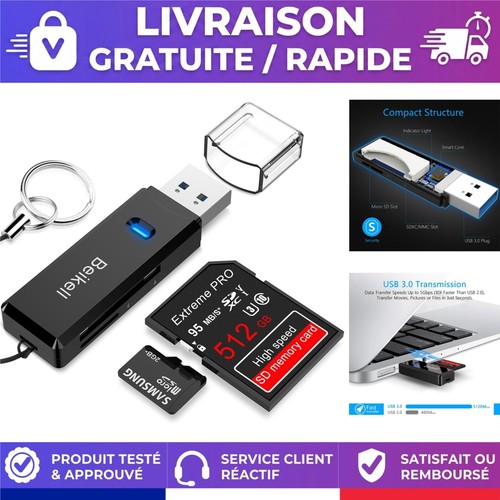Lecteur cartes microsd usb - sd,