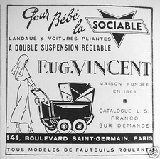 PUBLICITÉ POUR BÉBÉ LA