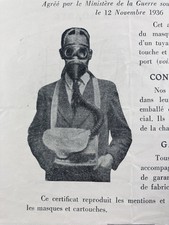 Masque à Gaz 1940 Gaz de
