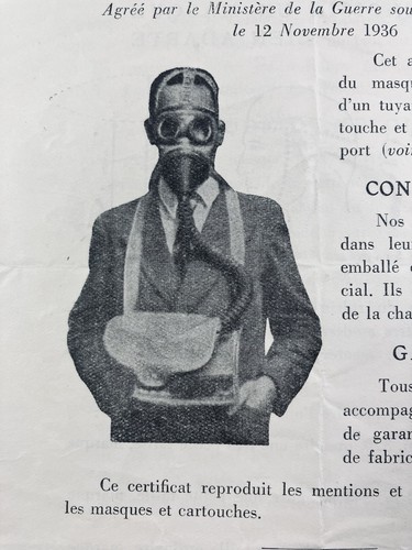 Masque gaz 1940 - à,