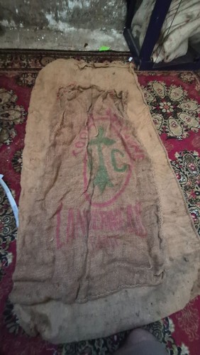 Ancien sac jute - ancien, toile