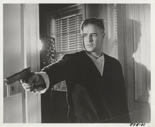 Marlon Brando Reflections in a Golden Eye Original 8x10 Photo Snipe holding gun