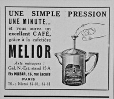 PUBLICITÉ DE PRESSE 1937