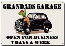 Grandads Garage Métal Signe