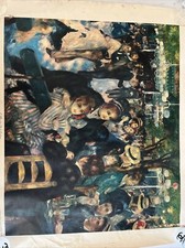 Vintage Auguste Renoir - Le Moulin De La Galette 1960 Spadem Print In USA 22x28