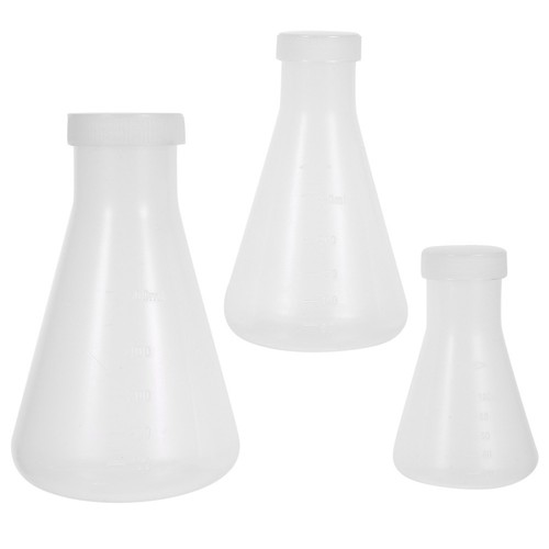 3pcs plastique erlenmeyer - plastique,