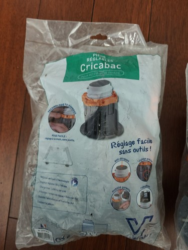 Cricabac pieds réglables