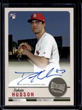 2019 Topps Archives Snapshots Dakota Hudson Auto Rookie RC #AS-DH Cardinals