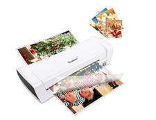 Plastifieuse A4 A5 A6 Photo Machine à Plastifier Chaud et Froid 2 Rouleaux