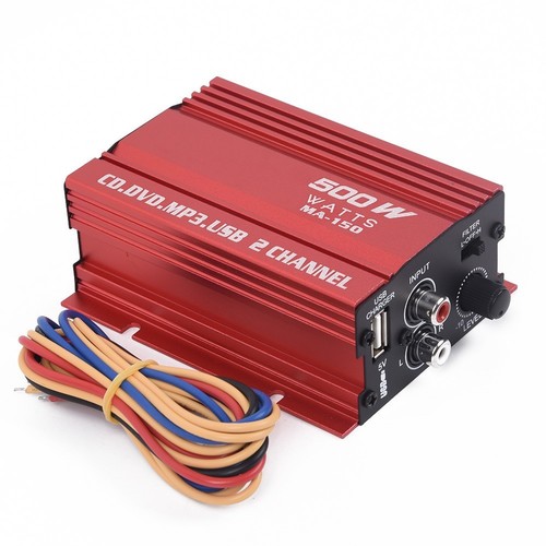 Rouge mini 500w 2 canal - hi-fi,