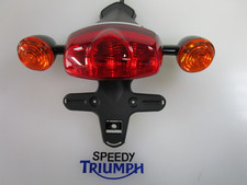 TRIUMPH THRUXTON R BONNEVILLE T120 T100 REAR LIGHT & BLACK INDICATORS T2703777