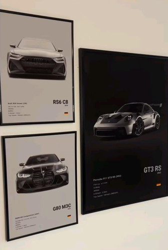 Poster toile voiture sport